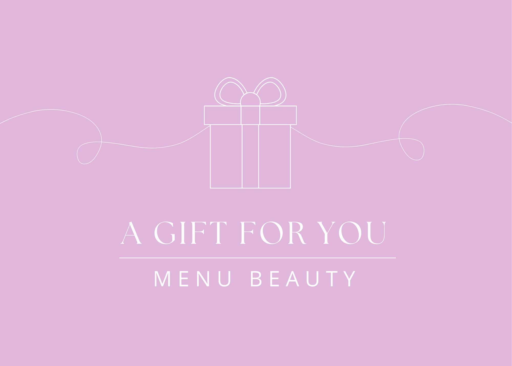 Menu Beauty Gift Card